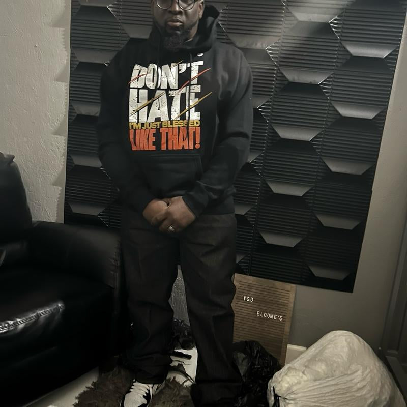 Don’T Hate Hoodie Menswear Tops Pullover Man Long Sleeve Sweatshirts Wetsuit Casual